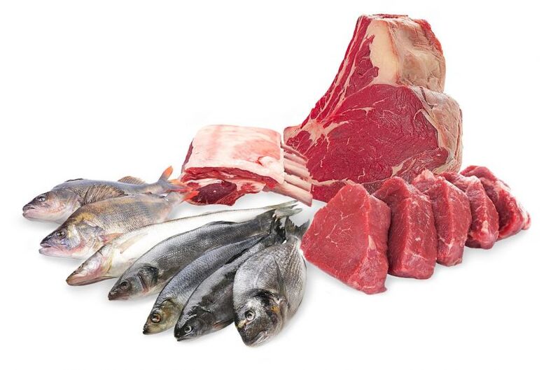 اللحوم والأسماك لنظام دوكان الغذائي
